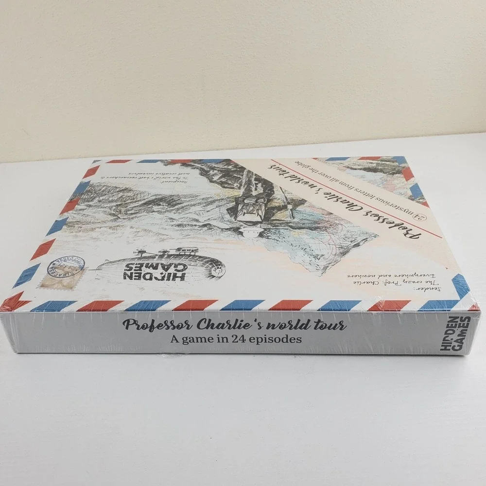 Professor Charlie's World Tour 24 Mysterious Letters‎ Hidden Games BRAND NEW!!